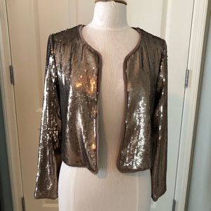 BB Dakota cropped sequin jacket